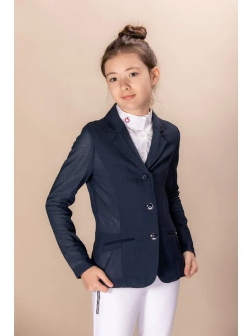 Alessandro Albanese Navy Equestrian AA Kids Motion Lite Jacket 11-12 yrs.